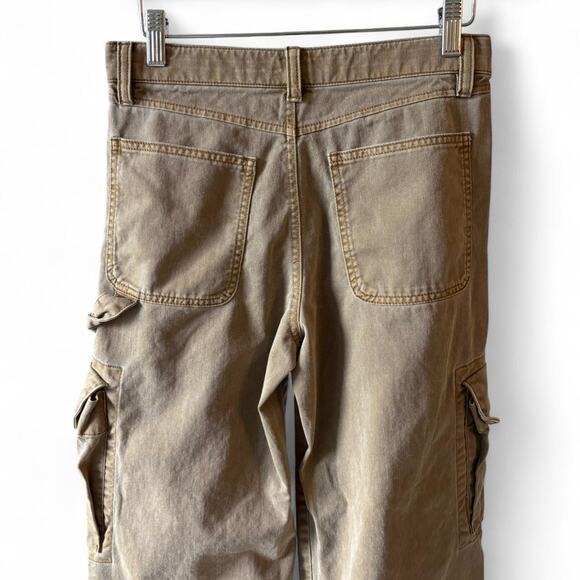 Y2K GAP Baggy Cargo Pants 0P Khaki Utility Streetwear Low Rise sz. XS - Picture 3 of 6